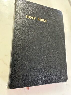 Vintage 1952 Holy Bible - Black Cover revised standard version
